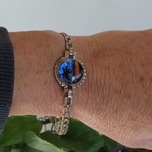 Genuine Butterfly Wings, 7" Bracelet